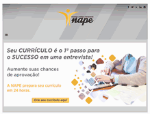 Tablet Screenshot of nape.com.br